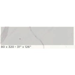 SPL 6MM CALACATA WHITE P PUL 80X320(2.56) P/PEDID