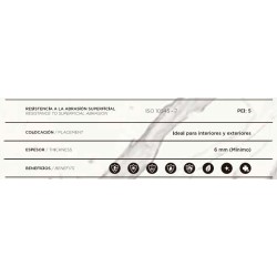 SPL 6MM CALACATA WHITE P PUL 320X160(5.12) P/PEDID
