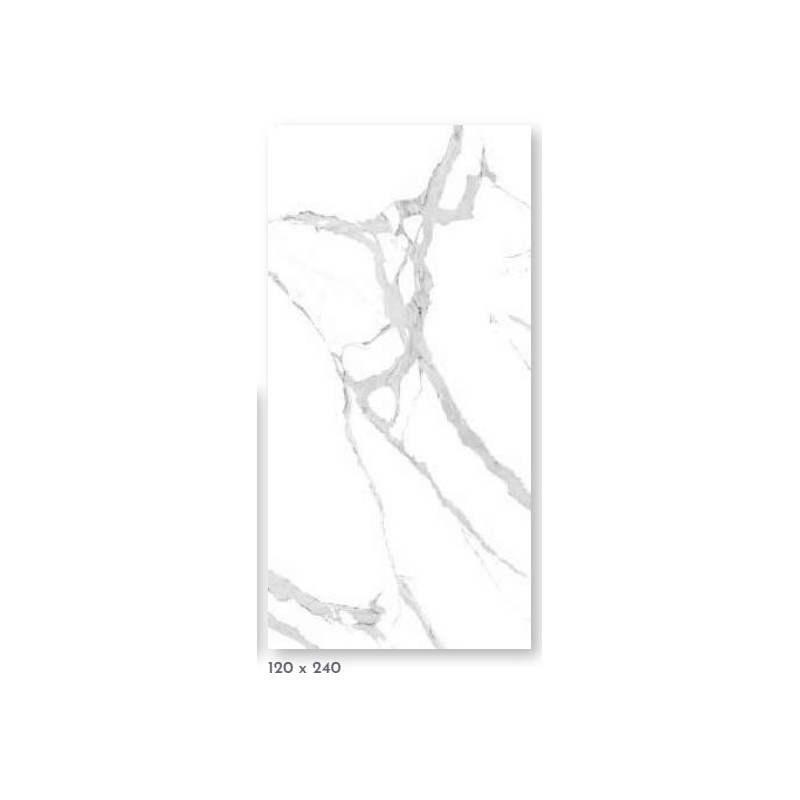 SPL 6MM CALACATA WHITE P PUL 120*240 (2.88) P/PEDI