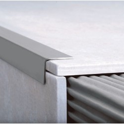 ATRIM GUARDACANTO ALUMINIO TAPACANTO (16*16MM*2,5M) CROMO MATE