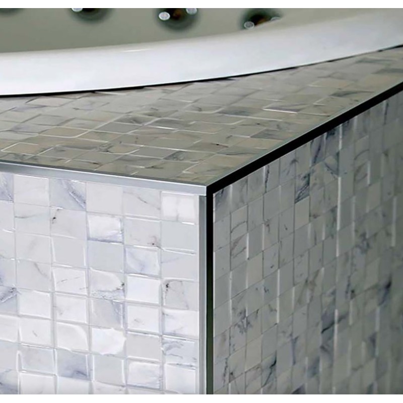 ATRIM GUARDACANTO ALUMINIO TAPACANTO (16*16MM*2,5M) CROMO MATE