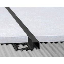 ATRIM GUARDACANTO ALUMINIO QUADRA (10*12MM*2.5M) CARBON