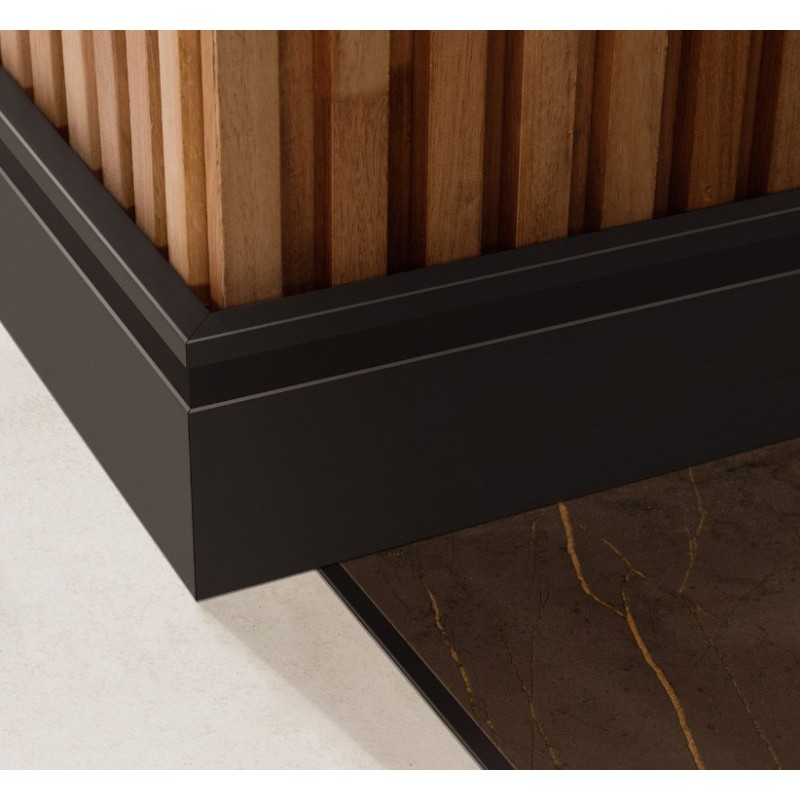 ATRIM GUARDACANTO ALUMINIO QUADRA (10*12MM*2.5M) CARBON
