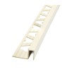 ATRIM GUARDACANTOS ALUMINIO QUADRA (10*12MM*2,5M) PERLA