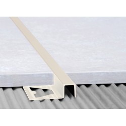 ATRIM GUARDACANTOS ALUMINIO QUADRA (10*12MM*2,5M) PERLA