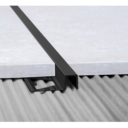 ATRIM GUARDACANTO ALUMINIO QUADRA (10*12MM*2,5M) GRAFITO
