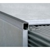ATRIM GUARDACANTOS ALUMINIO QUADRA (10*10MM*2.5M) NIQUEL