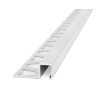 ATRIM GUARDACANTOS ALUMINIO QUADRA (10*10MM*2.5) CROMO MATE