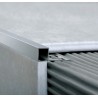 ATRIM GUARDACANTOS ALUMINIO QUADRA (10*10MM*2.5) CROMO MATE