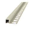 ATRIM GUARDACANTOS ALUMINIO QUADRA (10*10MM*2,5M) CENIZA