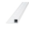 ATRIM GUARDACANTOS ALUMINIO QUADRA (10*10MM*2,5M) TIZA STONE