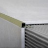 ATRIM GUARDACANTOS ALUMINIO QUADRA (10*10MM*2,5M) ORO MATE
