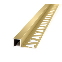 ATRIM GUARDACANTOS ALUMINIO QUADRA (10X10MM*2,5M) ORO BRILLANTE