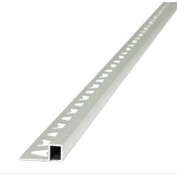 ATRIM GUARDACANTOS ALUMINIO QUADRA (10*10MM*2,5M) MARFIL STONE