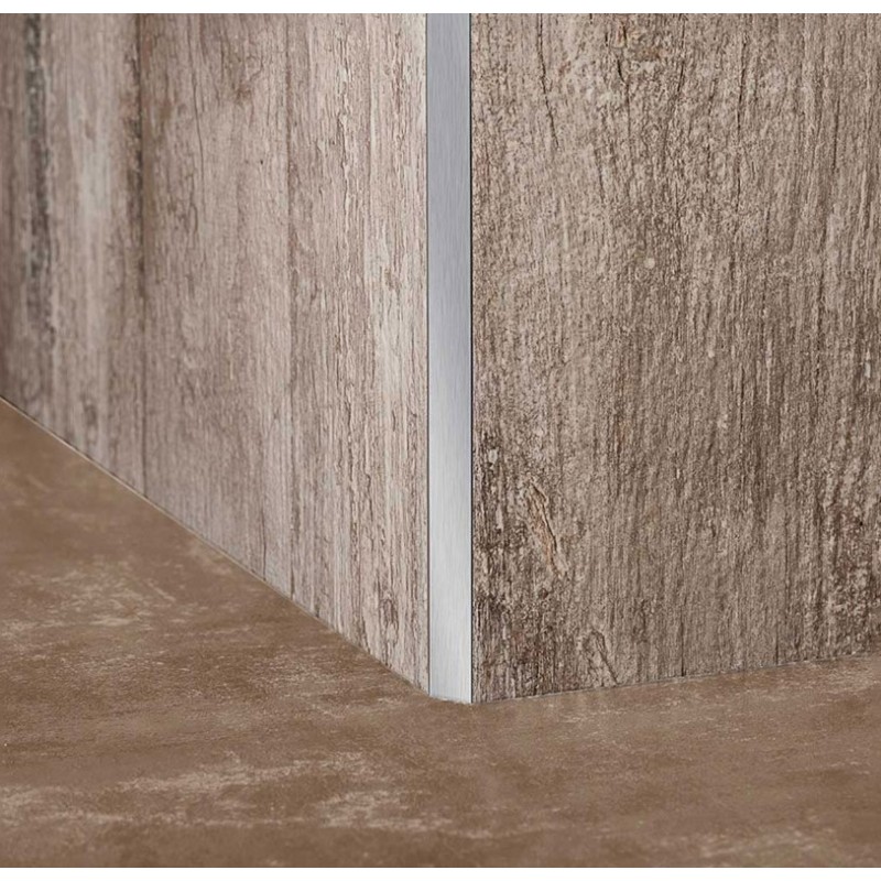 ATRIM GUARDACANTOS ALUMINIO PRISMA (10*10MM*2,5M) CROMO MATE