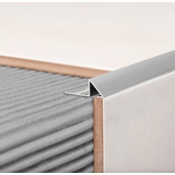 ATRIM GUARDACANTOS ALUMINIO PRISMA (10*10MM*2,5M) CROMO MATE