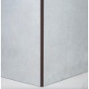 ATRIM GUARDACANTOS ALUMINIO PRISMA (10*10MM*2,5M) CAFE