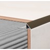 ATRIM GUARDACANTOS ALUMINIO PRISMA (10*10MM*2,5M) CAFE
