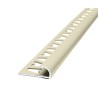 ATRIM GUARDACANTOS ALUMINIO BULLNOSE (12*12MM*2,5) TIZA STONE