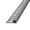 ATRIM GUARDACANTOS ALUMINIO BULLNOSE (10*10MM*2,5M) TIZA