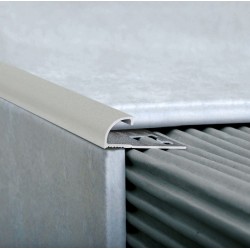 ATRIM GUARDACANTOS ALUMINIO BULLNOSE (10*10MM*2,5M) TIZA