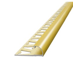 ATRIM GUARDACANTOS ALUMINIO BULLNOSE (10*10MM*2,5M) ORO BRILLANTE