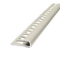ATRIM GUARDACANTOS ALUMINIO BULLNOSE (10*10MM*2,5) MARFIL