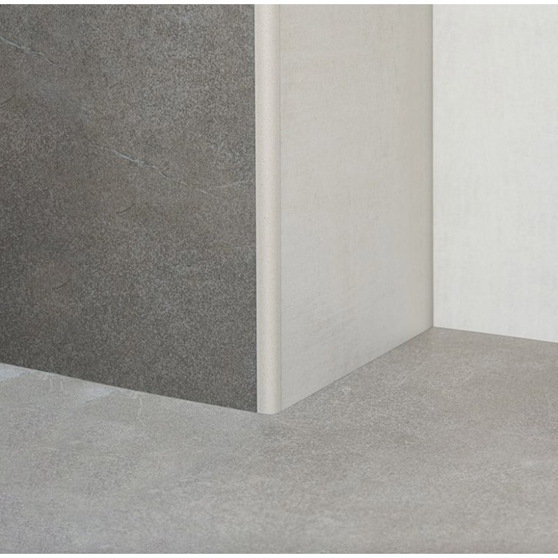 ATRIM GUARDACANTOS ALUMINIO BULLNOSE (10*10MM*2,5) MARFIL