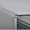 ATRIM GUARDACANTOS ALUMINIO BULLNOSE (10*10MM*2,5M) CROMO MATE