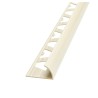ATRIM GUARDACANTOS ALUMINIO ARCO (8*12MM*2,5M) PERLA