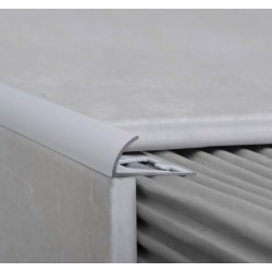 ATRIM GUARDACANTO ALUMINIO ARCO (6*10MM*2,5M) CROMO MATE