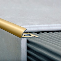 ATRIM GUARDACANTOS ALUMINIO ARCO (6*10MM*2,5M) ORO BRILLANTE