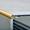ATRIM GUARDACANTOS ALUMINIO ARCO (6*10MM*2,5M) ORO BRILLANTE