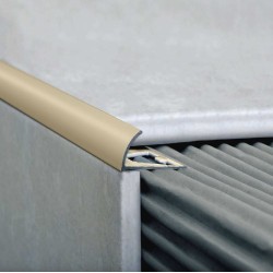 ATRIM GUARDACANTO ALUMINIO ARCO (6*10*2.5M) BEIGE