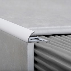 ATRIM GUARDACANTOS ALUMINIO ARCO (10*6MM*2,5M) BLANCO
