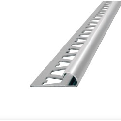 ATRIM GUARDACANTOS ACERO INOXIDABLE TERMINACION REDONDA(10*10MM*2,5M)