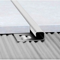 ATRIM GUARDACANTOS ACERO INOXIDABLE TERMINACION CUADRADA BRILLANTE (12*12MM*2.5)