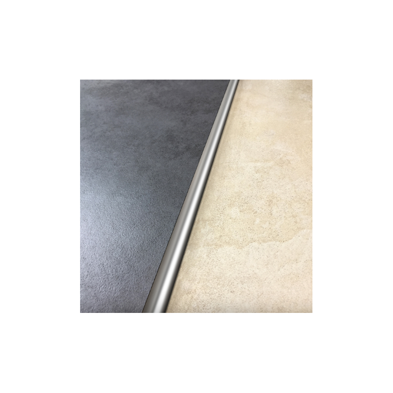 ATRIM GUARDACANTO ACERO INOXIDABLE ARCO ESMERILADO (8MM*10MM*2.5)