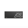 ATRIM ESTANTE RECTANGULAR NEGRO MATE ABSTRACTO PARA APLIQUE