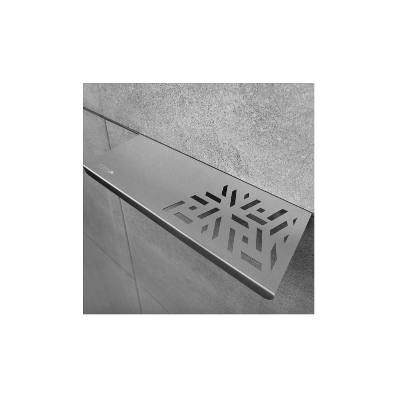 ATRIM ESTANTE RECTANGULAR ACERO ESMERILADO ABSTRACTO PARA APLICAR