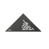 ATRIM ESTANTE ESQUINERO TRIANGULAR NEGRO MATE ABSTRACTO PARA APLICAR