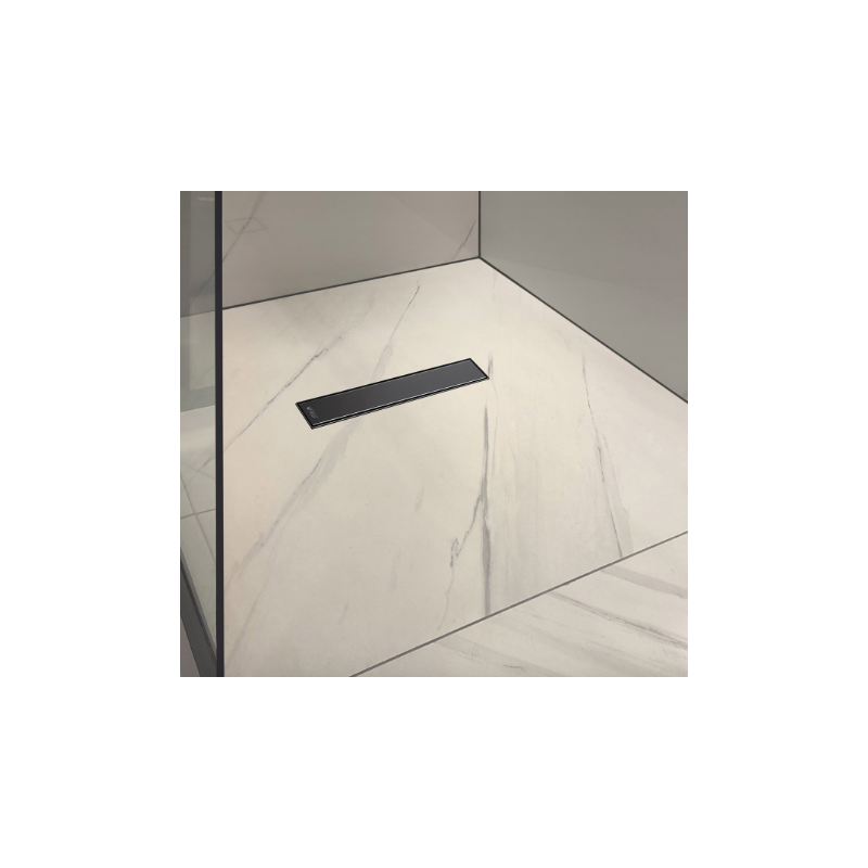 ATRIM DESAGÜE LINEAL 2EN1 CLASICO NEGRO MATE (30*7*7.4CM)