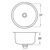 MI PILETA SIMPLE S/MSDA S/AG RED AC304 ø37X20-460E