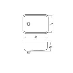 MI PILETA SIMPLE B/MSDA S/AG AC304 60X37X24- 410P