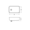 MI PILETA SIMPLE B/MSDA S/AG AC304 52X32X18- 303