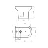 FERRUM BARI BIDET 1 AGUJERO BLANCO