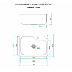 JOHNSON PILETA SI55A LUXOR MINI AC304 SIMPLE P30LUXORSI55A