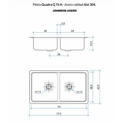 JOHNSON PIL Q76A DBLE AC.304 P30Q76ACR