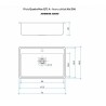 JOHNSON PILETA Q71A QUADRA MAX SIMPLE CON ORIFICIO P30Q71ADD