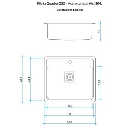 JOHNSON PIL Q55A QUADRA MINI AC.304 SPLE P30Q55A
